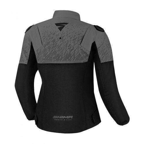 Shima Drift Lady női motoros textil kabát - fekete/szürke
