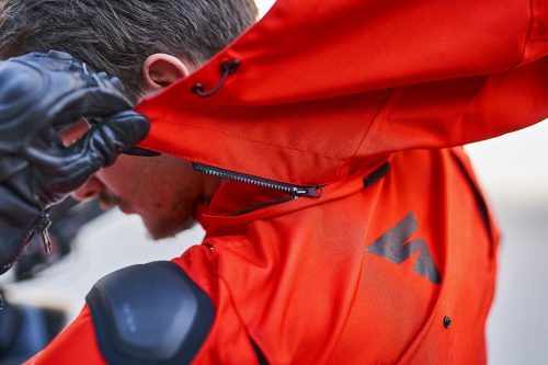 SHIMA DRIFT Férfi kabáthoz kiegészítő kapucni | Piros