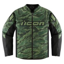 ICON motoros kabát HOOLIGAN CE TIGER'S BLOOD - Green