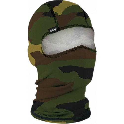 ZAN HEADGEAR BALACLAVA POLY WOOD CAMO motoros maszk - terepmintás