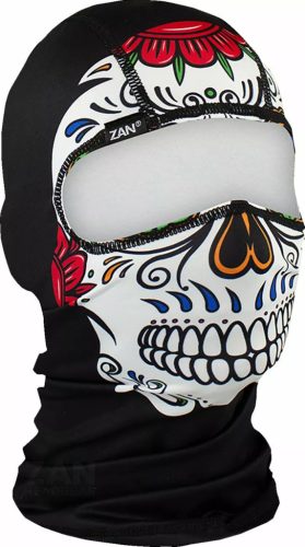 ZAN HEADGEAR BALACLAVA POLY MUERTE SKULL motoros maszk
