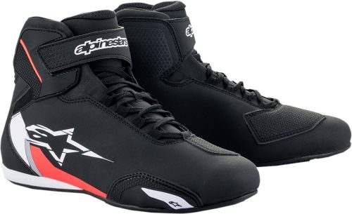 ALPINESTARS SEKTOR BWR MOTOROS CIPŐ | Black-White-Red
