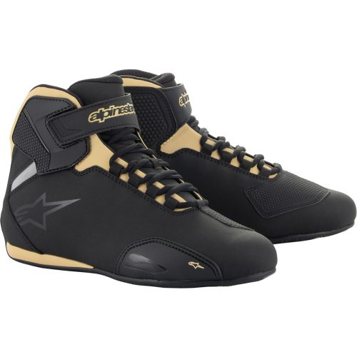 ALPINESTARS Sektor Stella Női motoros cipő | Black/Champagne