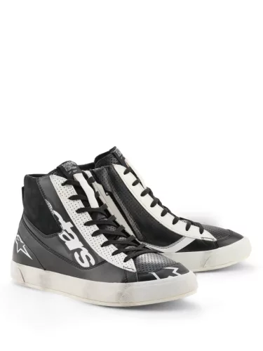 Alpinestars Stated Flair SH motoros cipő | Black/White