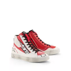 Alpinestars Stated Flair SH motoros cipő | Red/White
