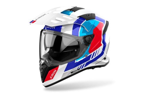 Airoh Bandit Enduro bukósisak | Horn - White Gloss