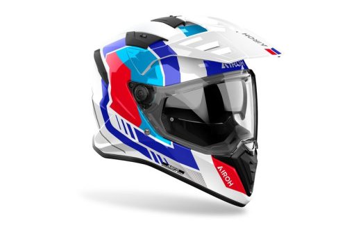 Airoh Bandit Enduro bukósisak | Horn - White Gloss