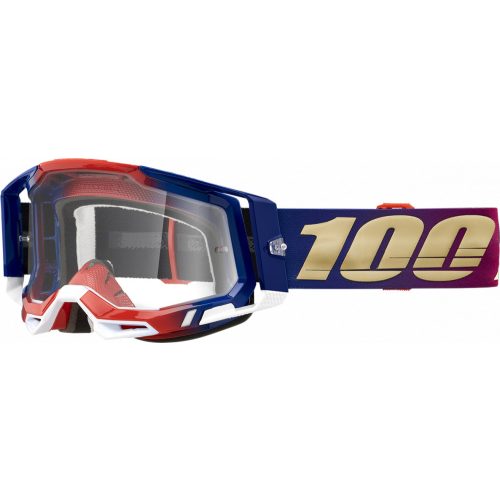 100% cross szemüveg Racecraft 2 Goggles UNITED CLR