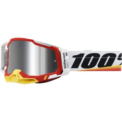 100% cross szemüveg Racecraft 2 Goggles ARSHAM RD MIR SIL