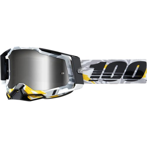 100% cross szemüveg Racecraft 2 Goggles KORB MIR SIL