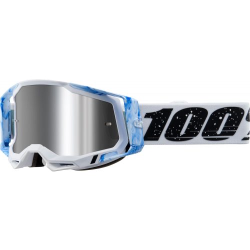 100% cross szemüveg Racecraft 2 Goggles MIXOS MIR SIL FLS