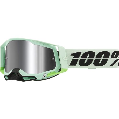 100% cross szemüveg Racecraft 2 Goggles PALOMAR MIR SLV