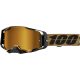 100% cross szemüveg Armega  GOGGLE  Black/Gold / Mirrored Gold