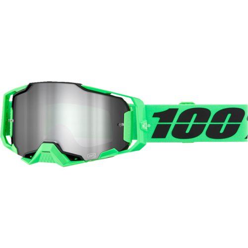 100% cross szemüveg Armega  GOGGLE  Green/ Mirrored Silver