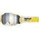 100% cross szemüveg Armega  GOGGLE  White/Yellow / Mirrored Silver