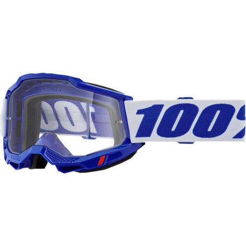 100% cross szemüveg ACCURI 2  GOGGLE  Blue/ White / clear