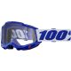 100% cross szemüveg ACCURI 2  GOGGLE  Blue/ White / clear