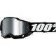 100% cross szemüveg Accuri 2   GOGGLE  Black/White / Mirrored Silver