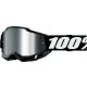 100% cross szemüveg Accuri 2   GOGGLE  Black/White / Mirrored Silver