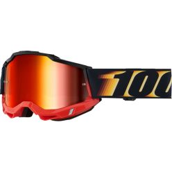   100% cross szemüveg ACCURI 2  GOGGLE  Red/Black / Mirrored Red