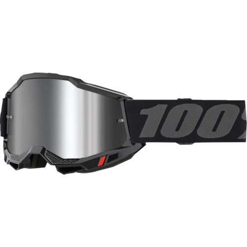 100% cross szemüveg ACCURI 2  GOGGLE  Black / Mirrored sliver