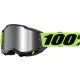 100% cross szemüveg ACCURI 2  GOGGLE  Neon Yellow / Mirrored Silver