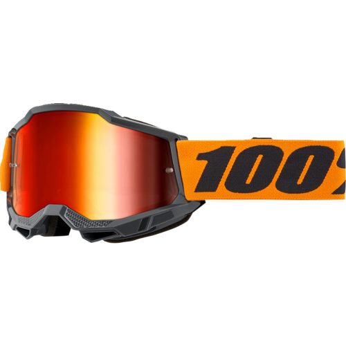100% cross szemüveg ACCURI 2  GOGGLE  Gray/Orange / Mirrored Red