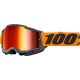100% cross szemüveg ACCURI 2  GOGGLE  Gray/Orange / Mirrored Red