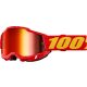 100% cross szemüveg ACCURI 2  GOGGLE  Red / Mirrored Red