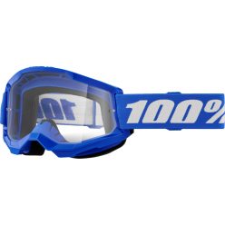100% cross szemüveg Strata 2  GOGGLE Blue/Clear