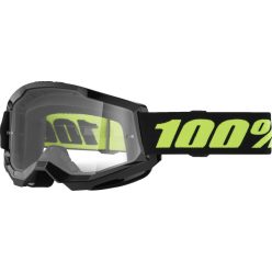 100% cross szemüveg Strata 2  GOGGLE Black/Clear
