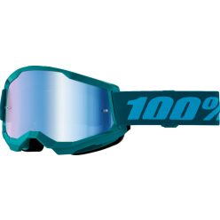 100% cross szemüveg Strata 2  GOGGLE Stone / Mirrored Blue