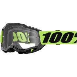   100% cross szemüveg Accuri 2 OTG  GOGGLE  Black/Neon Yellow / Clear