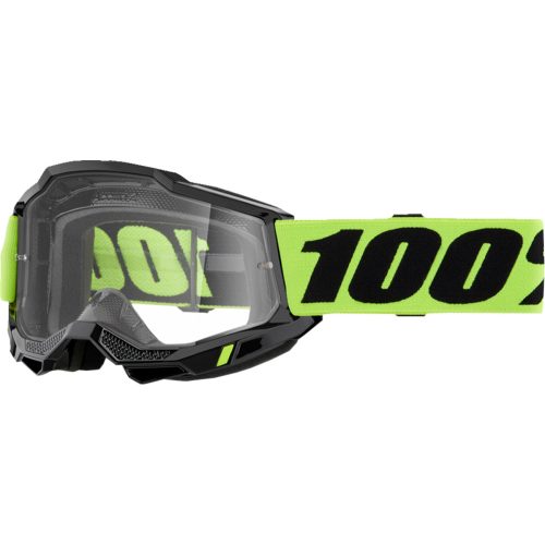 100% cross szemüveg Accuri 2 OTG  GOGGLE  Black/Neon Yellow / Clear