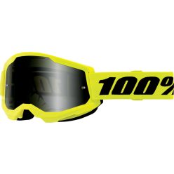   100% cross szemüveg Strata 2 Sand GOGGLE  Neon Yellow / Smoke
