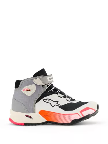 ALPINESTARS Stella CR-X Drystar NŐI MOTOROS CIPŐ | White/Mid Gray/Black/Diva Pink