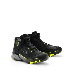   ALPINESTARS CR-X Drystar MOTOROS CIPŐ | Black/Gray/Fluo Yellow