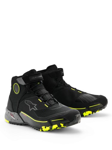 ALPINESTARS CR-X Drystar MOTOROS CIPŐ | Black/Gray/Fluo Yellow