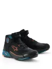 ALPINESTARS CR-X Drystar MOTOROS CIPŐ |  Black/Petrol/Orange Fluo