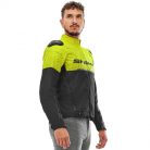 Shima Drift férfi motoros textil kabát - fekete/neon sárga