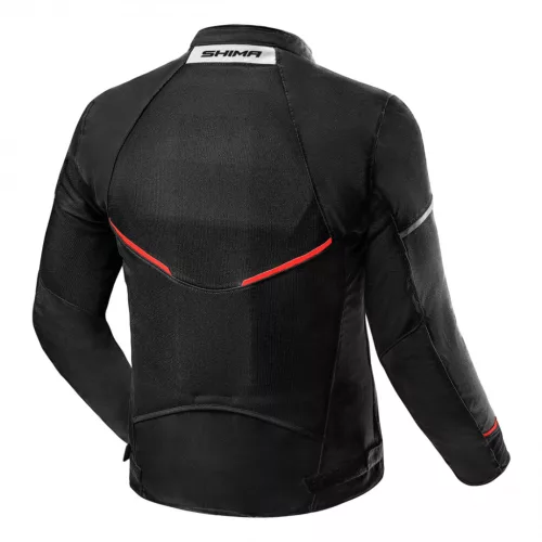 SHIMA X-MESH 2.0 Férfi motoros textil kabát | Black/fluo