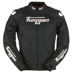   FURYGAN ATOM VENTED EVO Férfi motoros textil kabát | Black/White