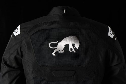 FURYGAN ATOM VENTED EVO Férfi motoros textil kabát | Black/White