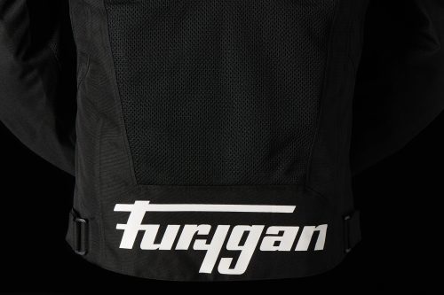 FURYGAN ATOM VENTED EVO Férfi motoros textil kabát | Black/White
