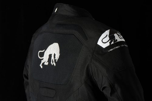 FURYGAN ATOM VENTED EVO Férfi motoros textil kabát | Black/White