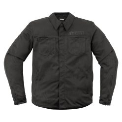 ICON Upstate Mesh CE motoros kabát | BLACK