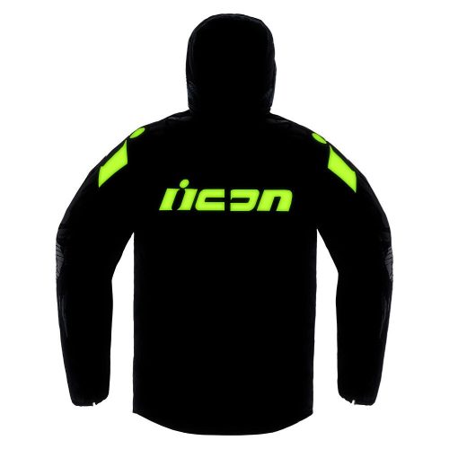 ICON Airform motoros kabát Manik'r | Black