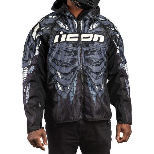 ICON Airform motoros kabát Manik'r | Black