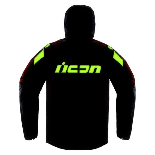 ICON Airform motoros kabát Manik'r | Red