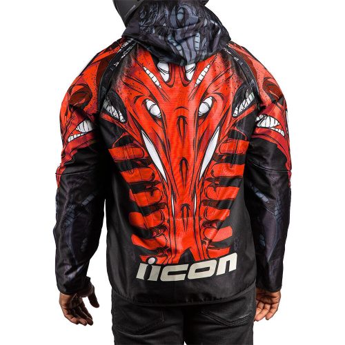ICON Airform motoros kabát Manik'r | Red